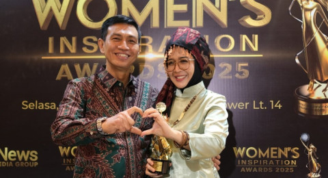 Berkat Program Rumah Bunda, Zulva Fadhil Terima Apresiasi Women’s Inspiration Award dari iNews